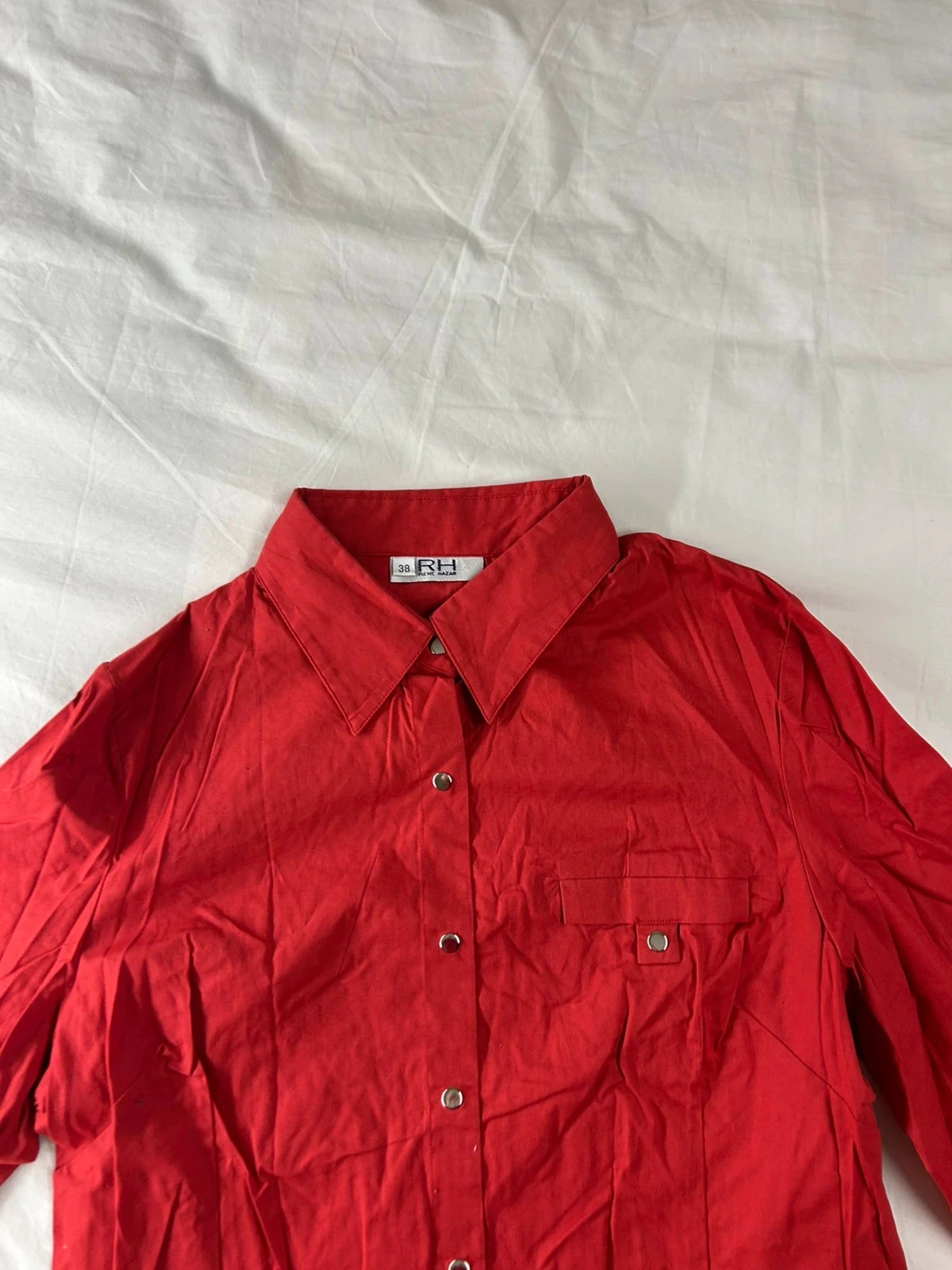 Chemise rouge vintage rh rene hazan – photo 7
